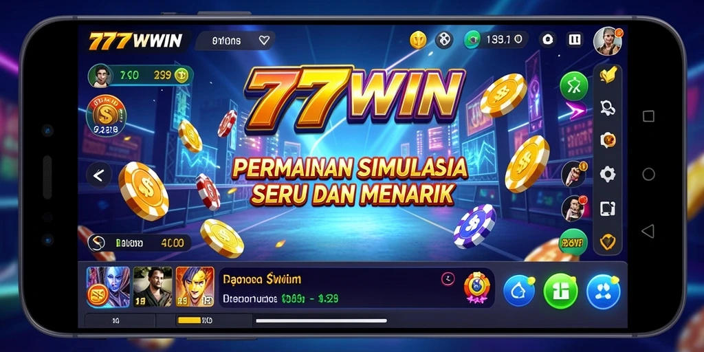 Tampilan utama gameplay <strong>777WIN</strong> yang mendebarkan dan penuh tantangan.