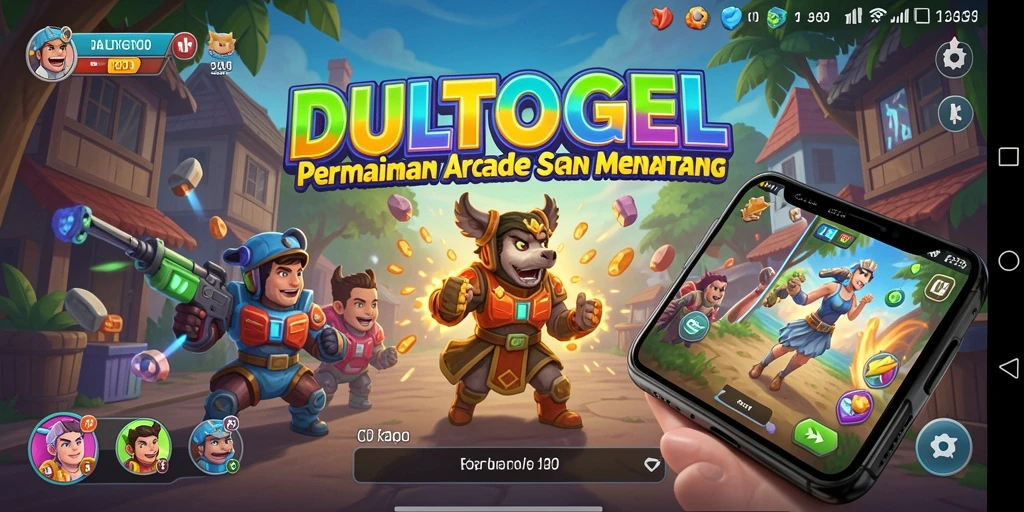 Tampilan gameplay DULTOGEL yang seru dan penuh warna