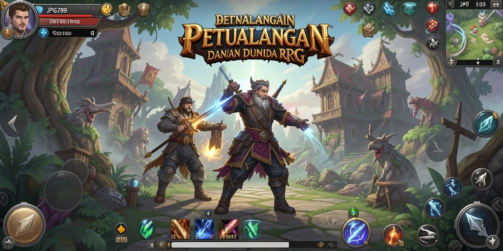 Tampilan gameplay RPG yang seru dan menantang di JP6789.