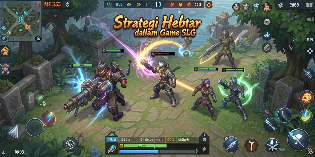 Screenshot gameplay ME355 dengan strategi mendalam dan pertempuran seru.