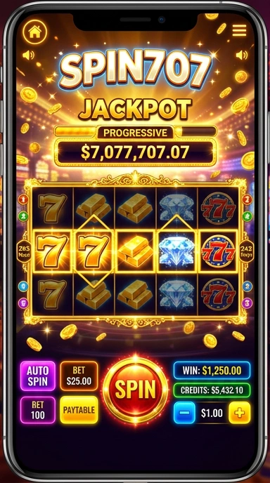 Tampilan beranda spin707 yang menarik dan informatif.